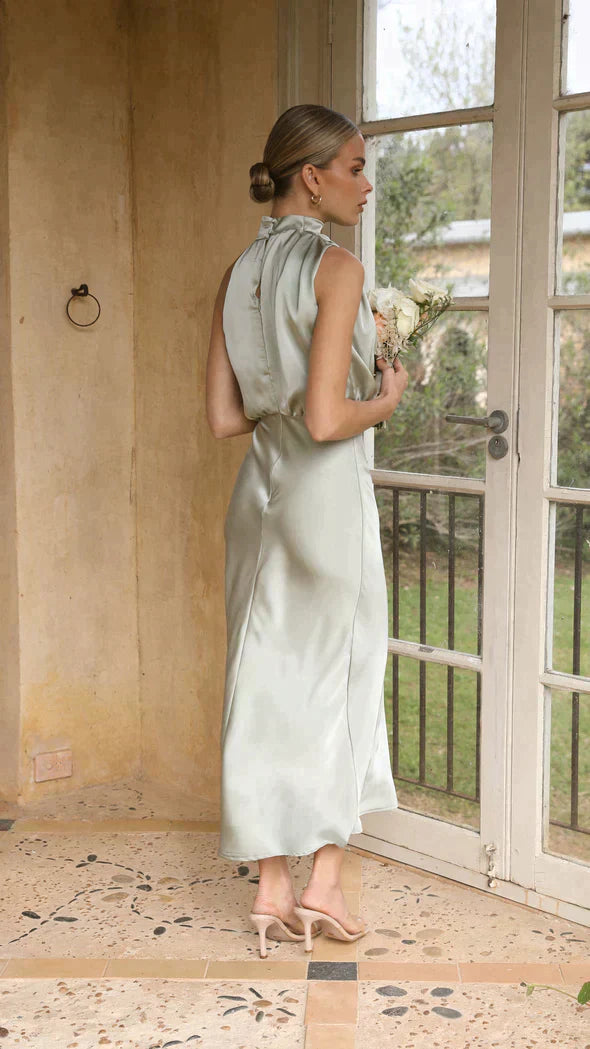 Helene | Women’s Luxurious Satin Dress