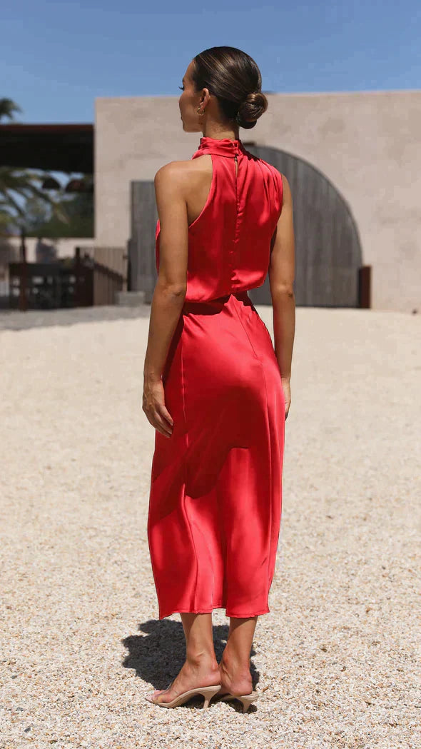 Helene | Women’s Luxurious Satin Dress