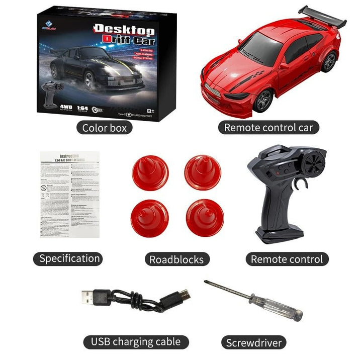 Compact 1:64 remote control drift car - product photo 10