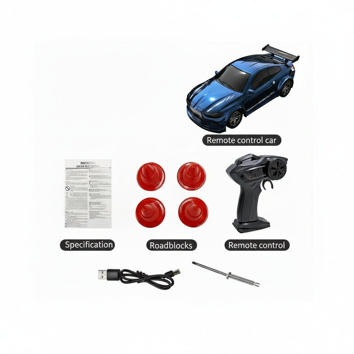 Compact 1:64 remote control drift car - product photo 12