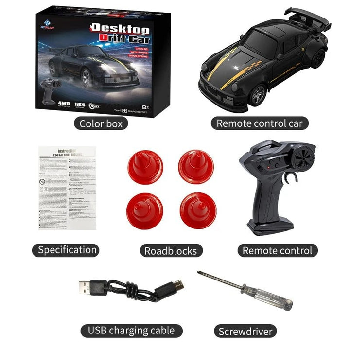 Compact 1:64 remote control drift car - product photo 13