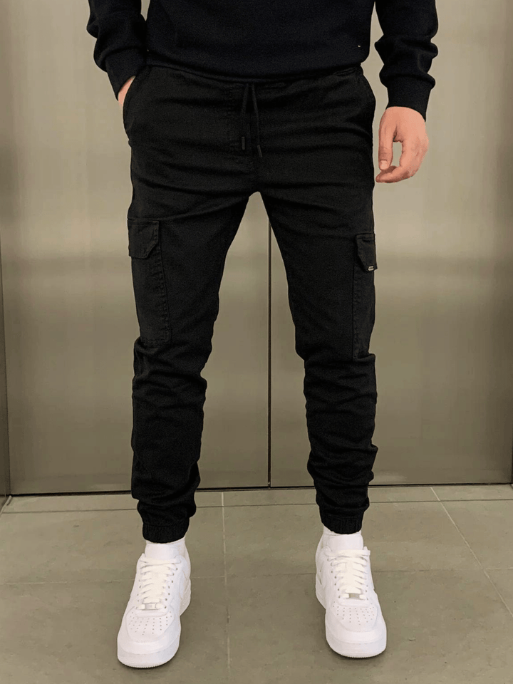 ETHAN | Men’s Tapered Utility Jogger Pants With Adjustable Fit And Storage Pockets