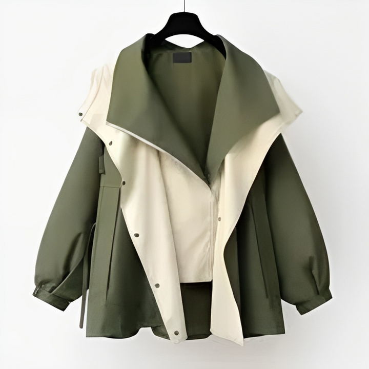 HARPER | Women’s Weather-Resistant Wind Jacket With Layered Hood Construction