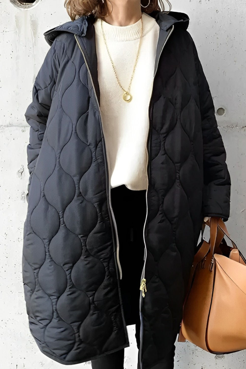 Elena | Women’s Hooded Quilted Winter Coat