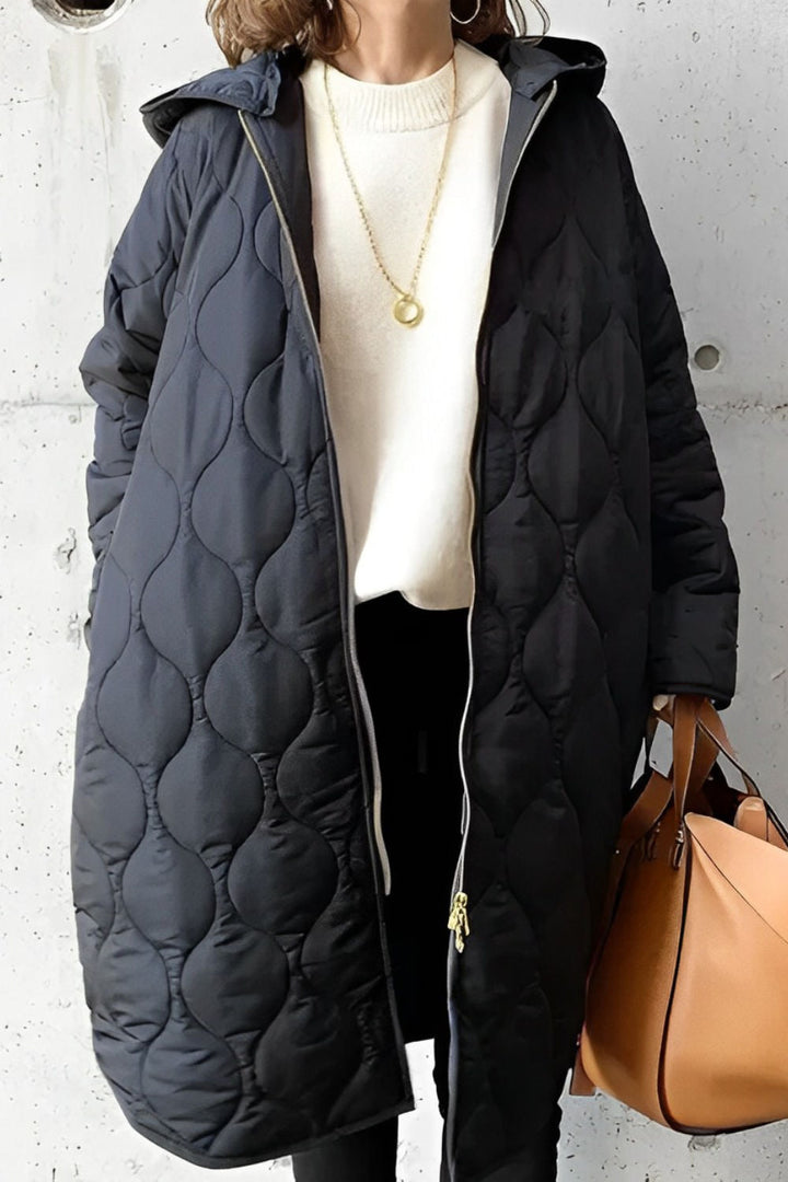 Elena | Women’s Hooded Quilted Winter Coat