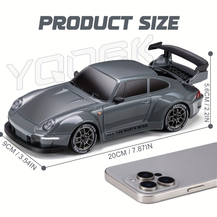 1:24 scale RC drift car with light-up wheels - product photo 2