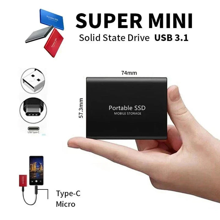 128 Gb external Ssd in an aluminum case - product photo 4