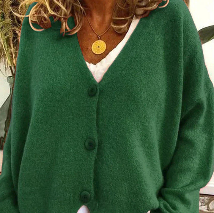 Sophia | V-Neck Button-Front Women’s Cardigan