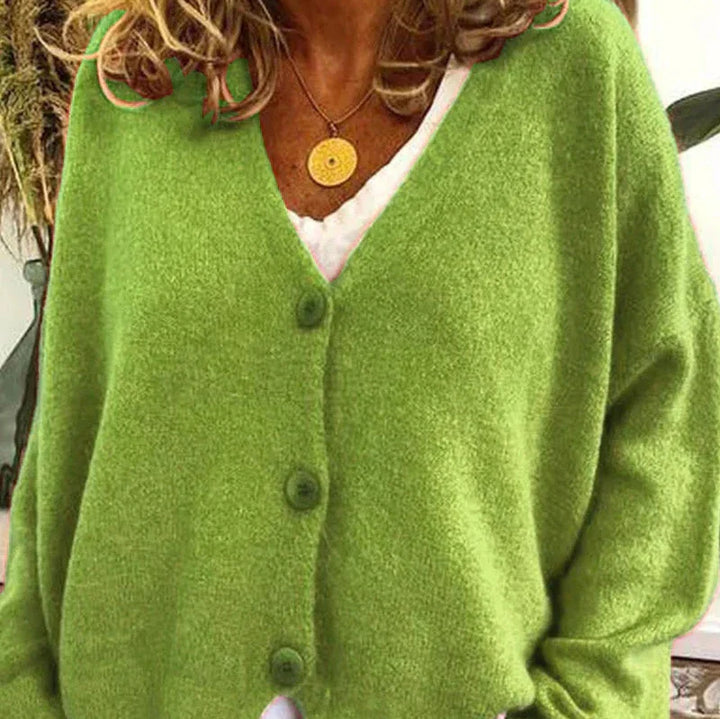 Sophia | V-Neck Button-Front Women’s Cardigan