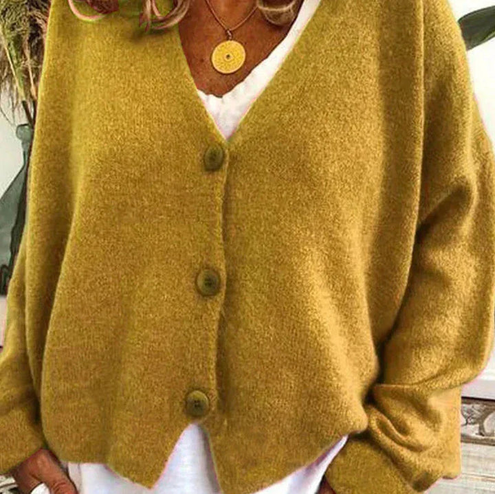 Sophia | V-Neck Button-Front Women’s Cardigan