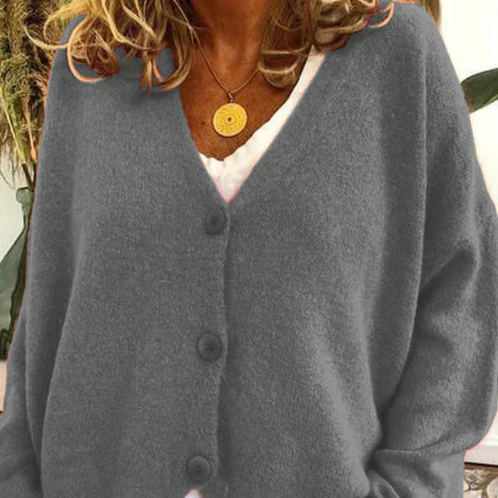 Sophia | V-Neck Button-Front Women’s Cardigan