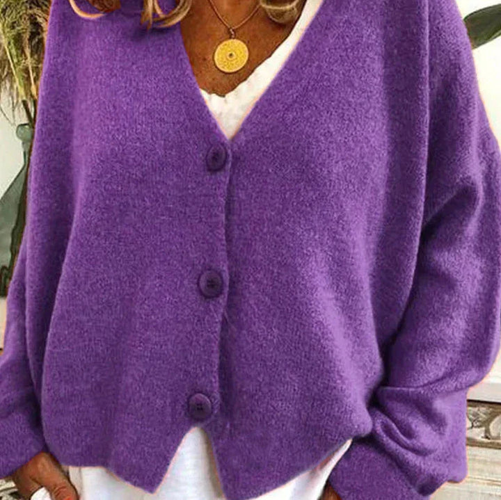 Sophia | V-Neck Button-Front Women’s Cardigan