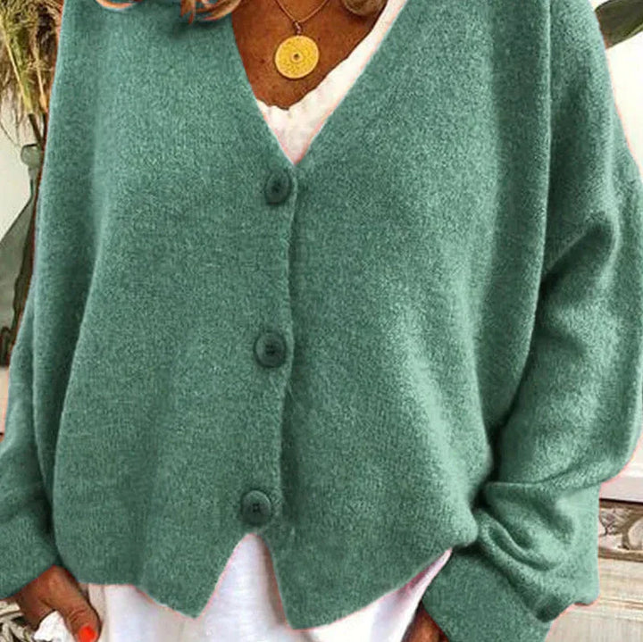 Sophia | V-Neck Button-Front Women’s Cardigan