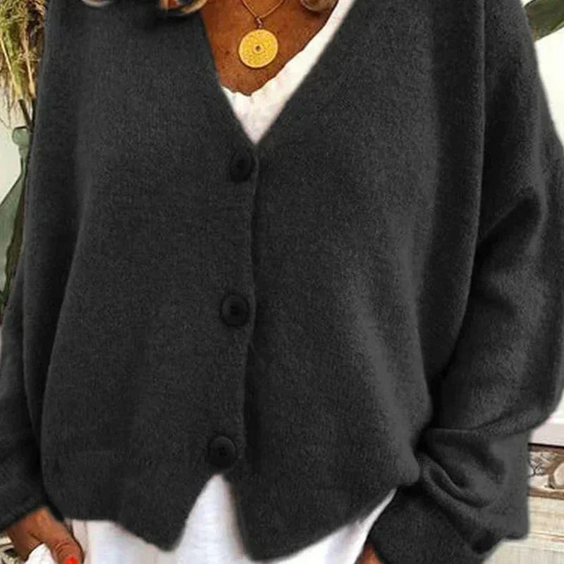 Sophia | V-Neck Button-Front Women’s Cardigan