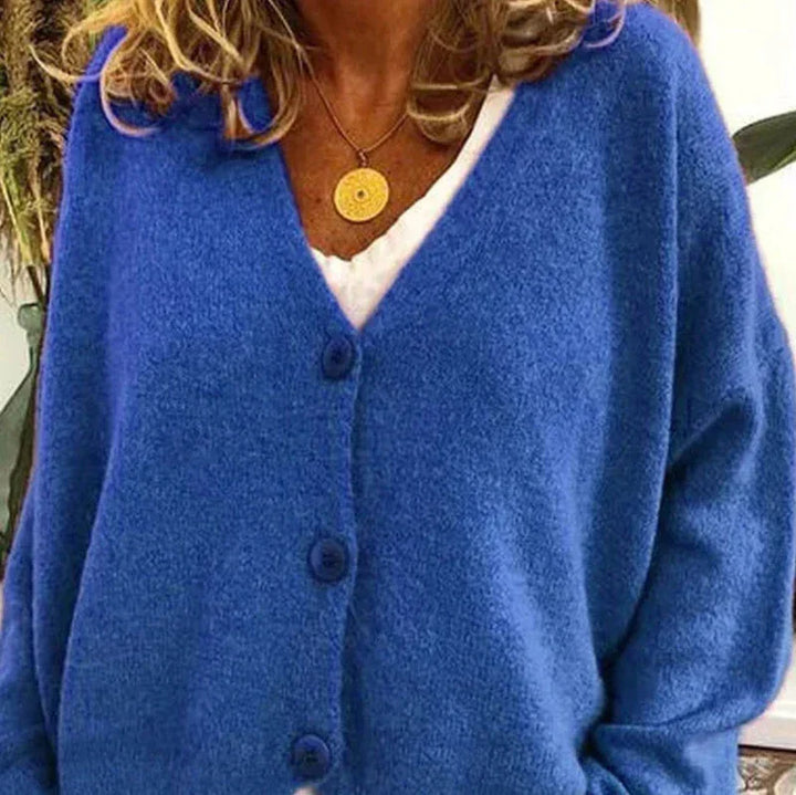 Sophia | V-Neck Button-Front Women’s Cardigan