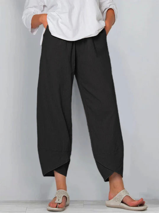 Talia | Women’s Slightly Cropped Summer Trousers