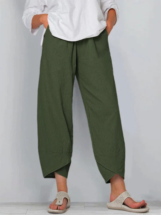 Talia | Women’s Slightly Cropped Summer Trousers