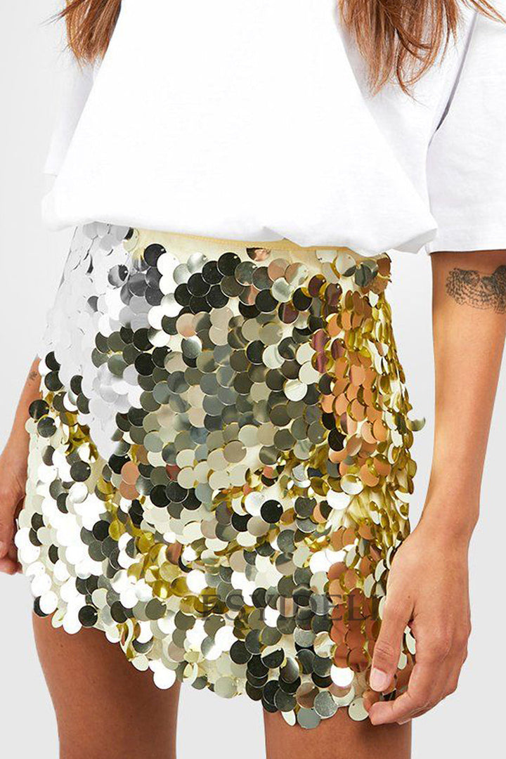 Monroe | Women’s Seductive Plain Sequin Skirt