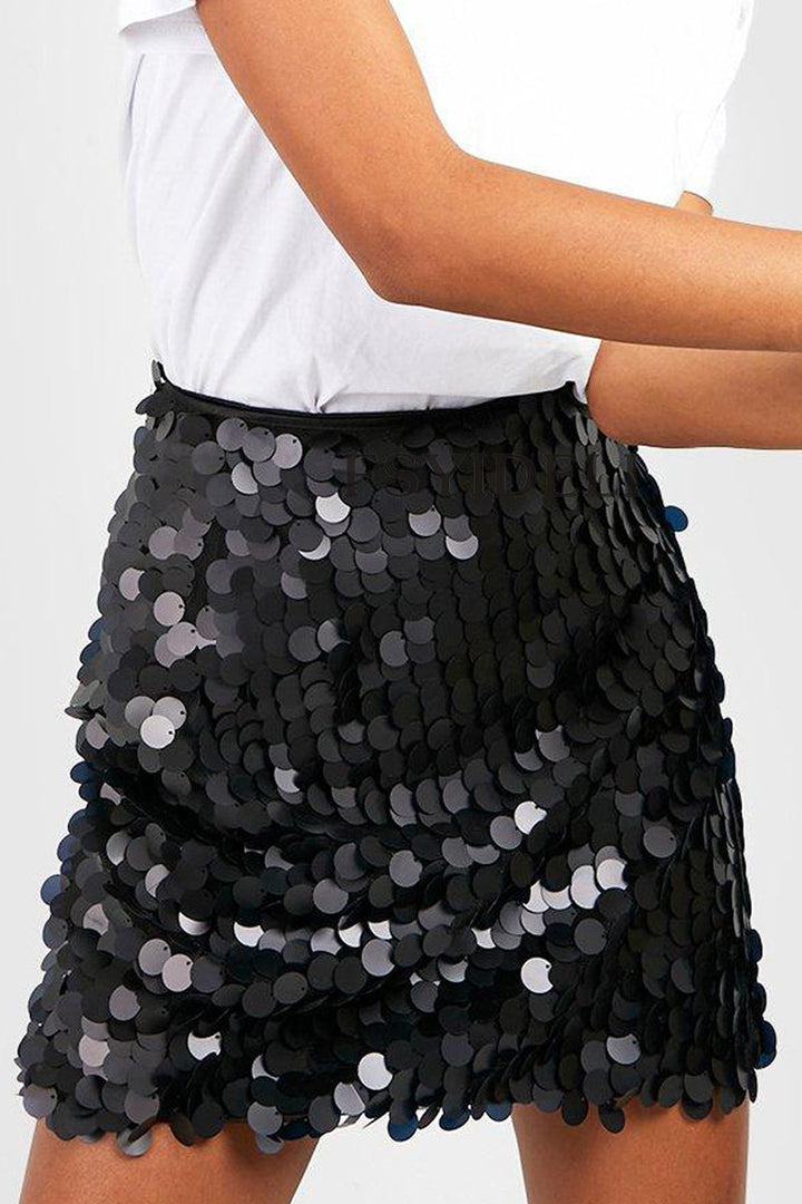 Monroe | Women’s Seductive Plain Sequin Skirt
