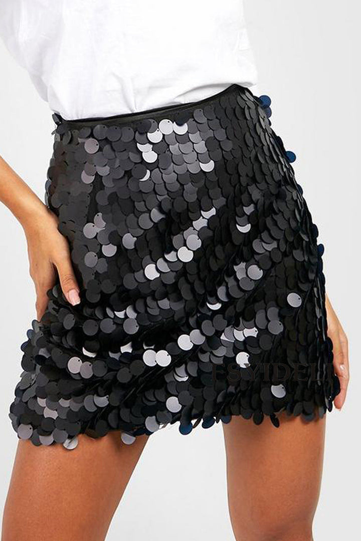 Monroe | Women’s Seductive Plain Sequin Skirt