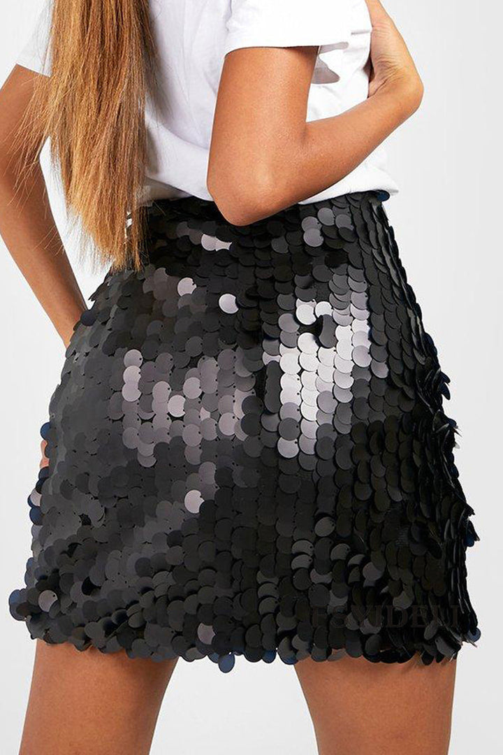 Monroe | Women’s Seductive Plain Sequin Skirt