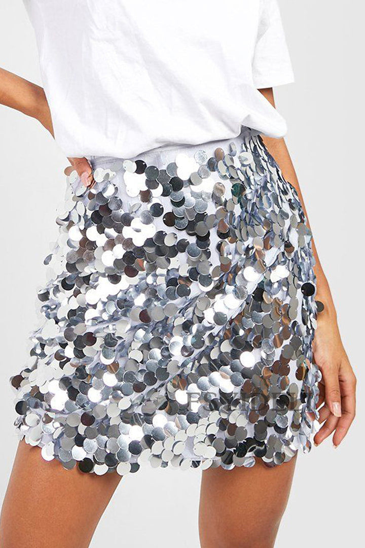 Monroe | Women’s Seductive Plain Sequin Skirt
