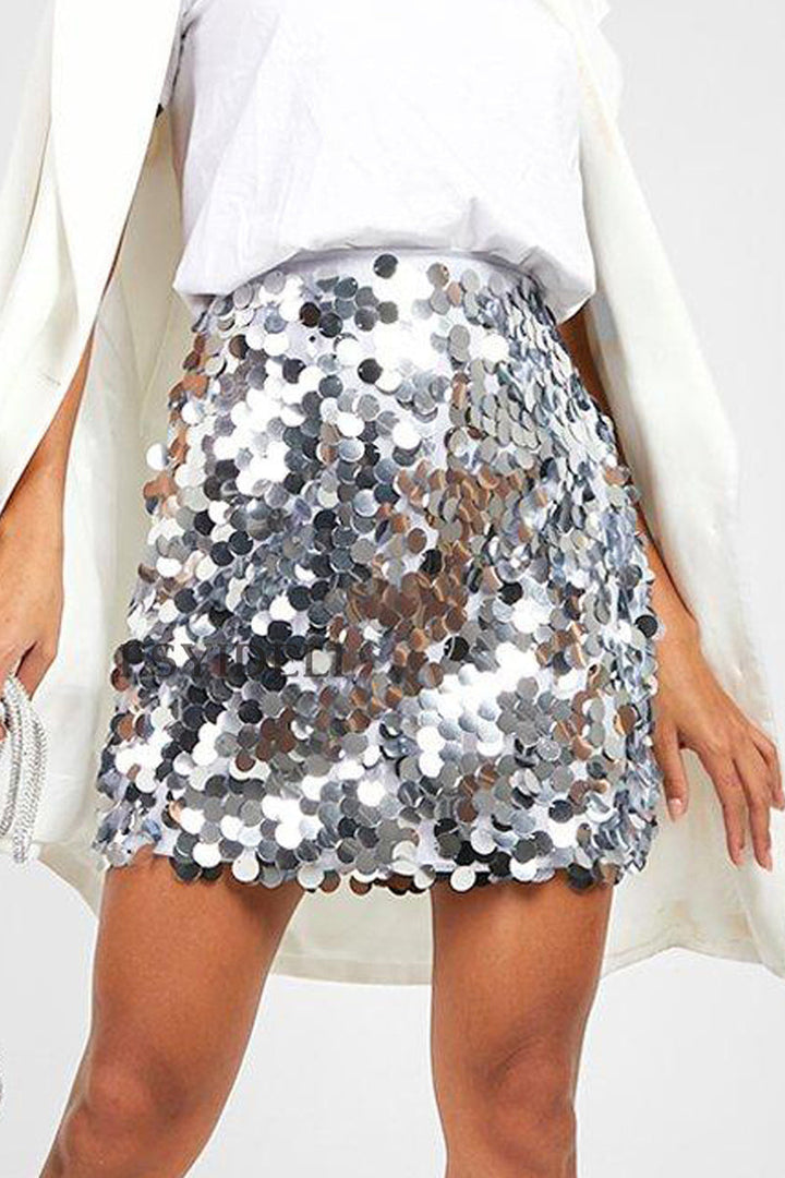 Monroe | Women’s Seductive Plain Sequin Skirt