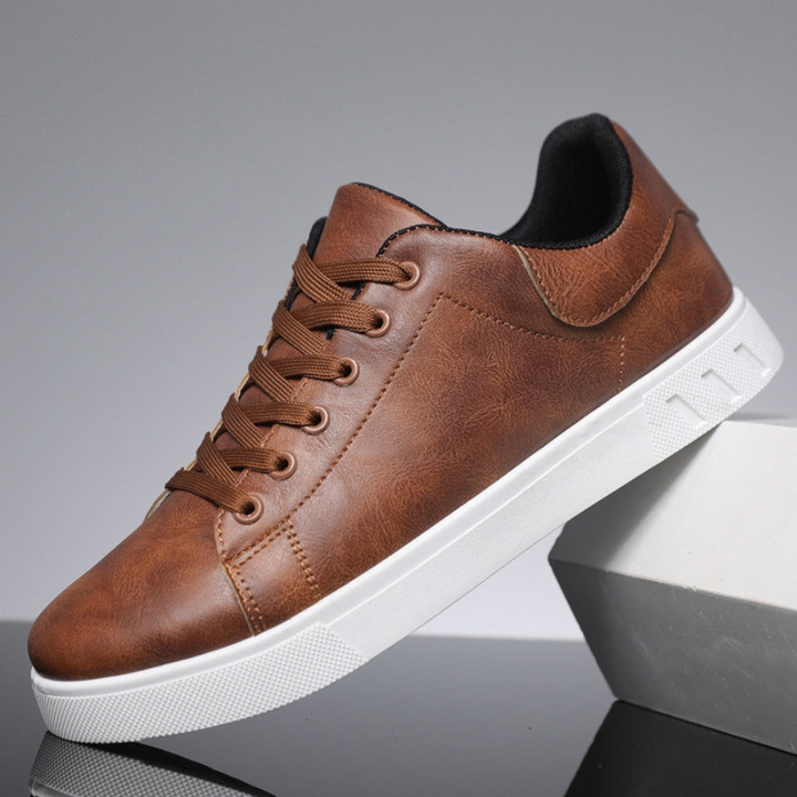 Noah | Premium Urban Leather Lace-Up Sneakers