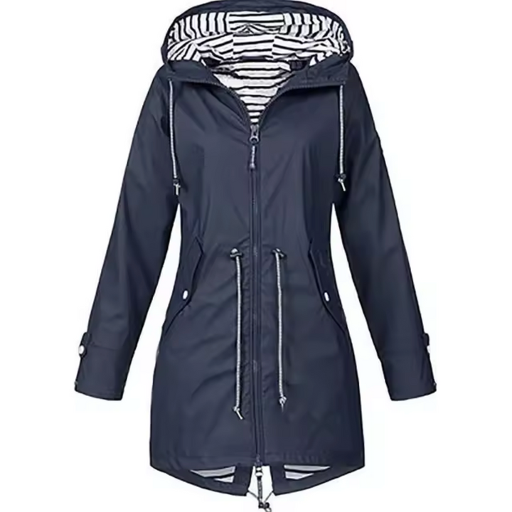 Lily | Water-Resistant Hooded Coat