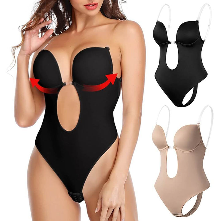 Roxanne | Deep V-Neck Backless Body Shaper