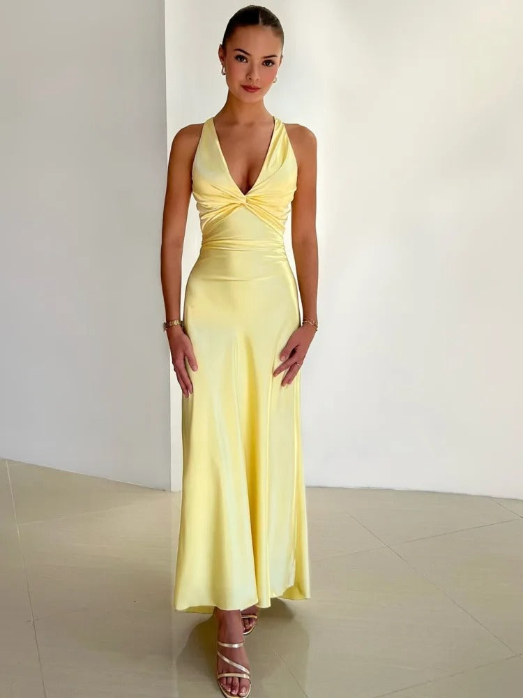Lydia | Women’s Sleeveless Long A-Line Evening Dress