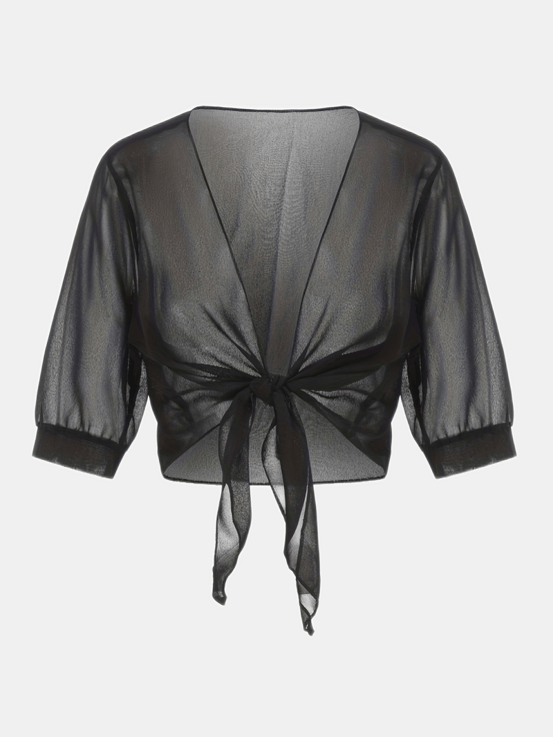 Marielle | Women’s Airy Open-Front Blouse