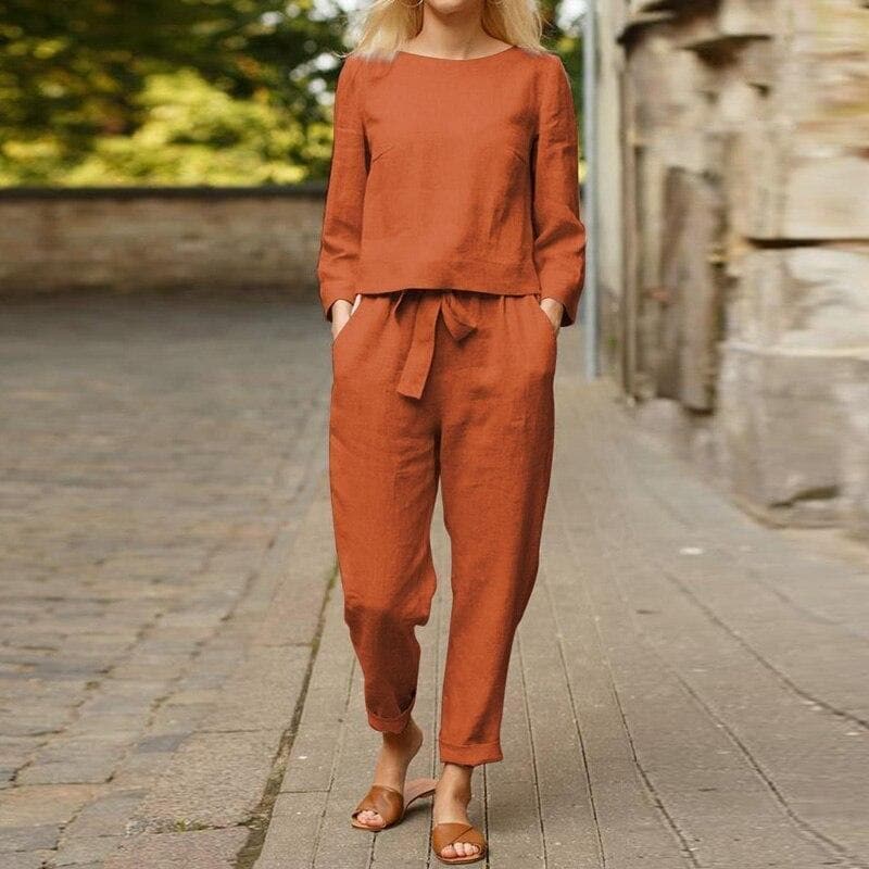 Sienna | Women’s Lightweight Linen Loungewear Set