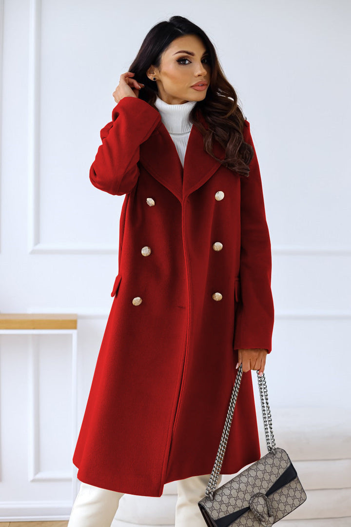 Isabella | Women’s Refined Two-Piece Wool Winter Coat With Double-Button Design