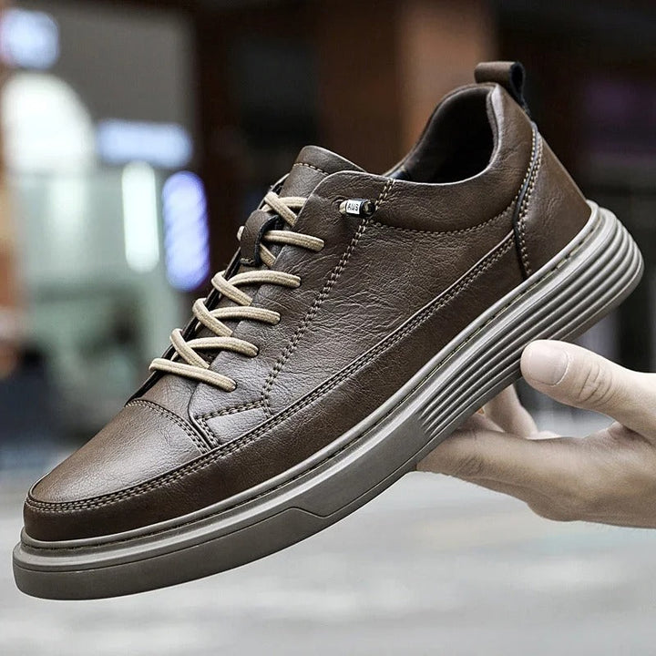 Noah | Men’s Low-Profile Lace-Up Sneakers With Tonal Stitch Detailing