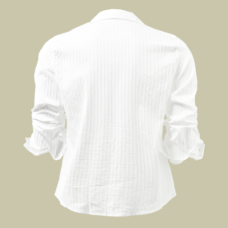 Arden | Men’s Slim Fit Textured Stripe Lapel Shirt