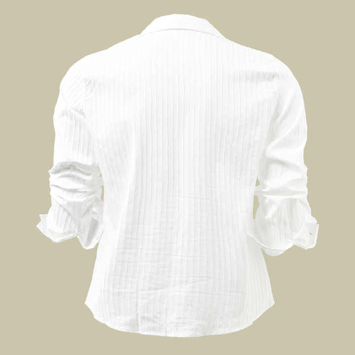 Arden | Men’s Slim Fit Textured Stripe Lapel Shirt