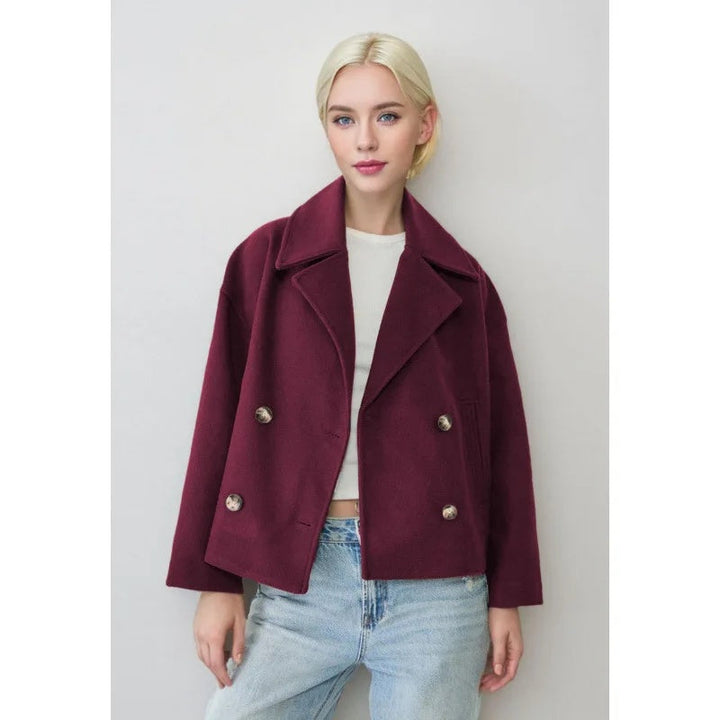 Heidi | Chic Double-Breasted Short Jacket