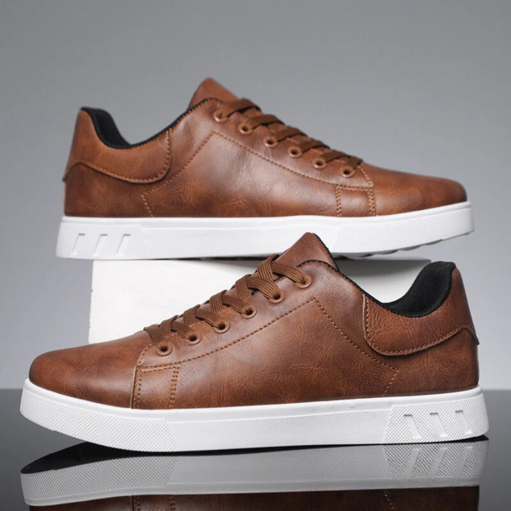 Noah | Premium Urban Leather Lace-Up Sneakers