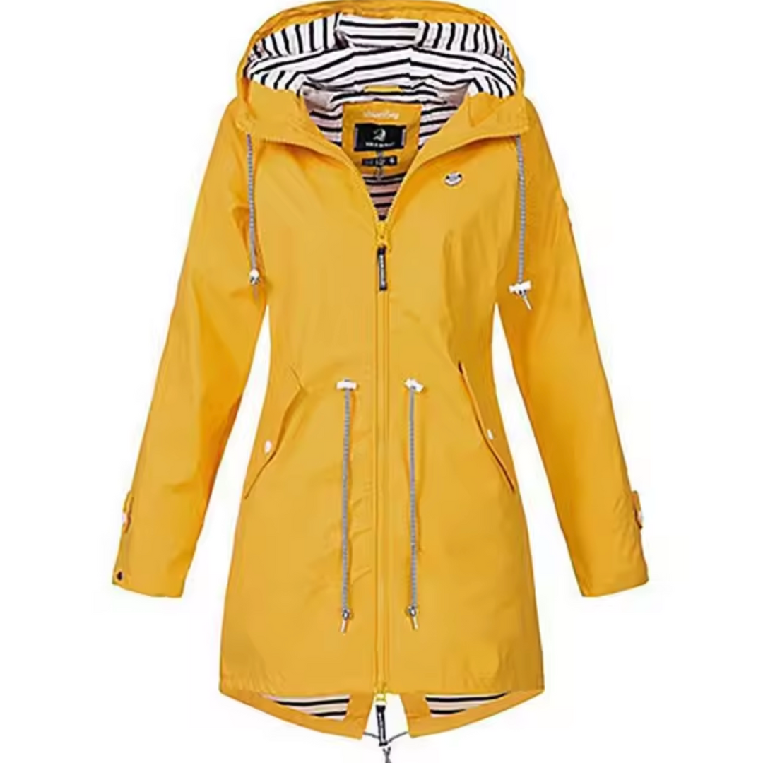 Lily | Water-Resistant Hooded Coat
