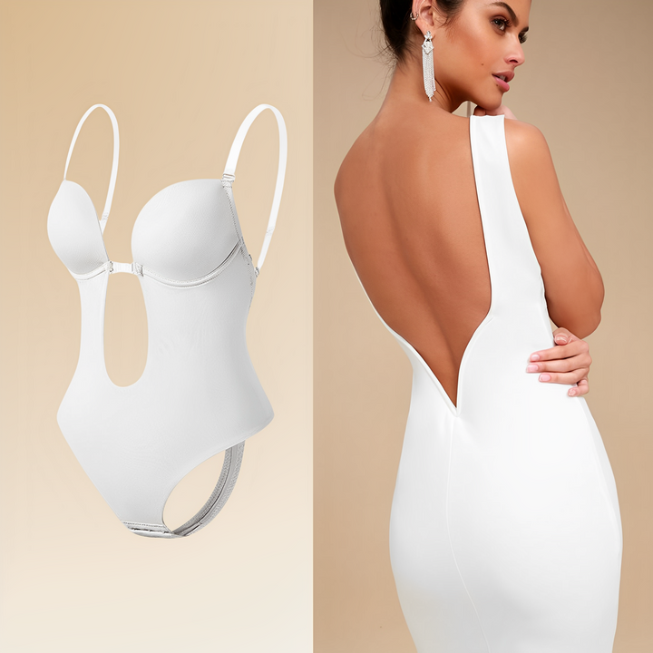 Ava | Elegant Seamless Backless Bodysuit Bra For Women