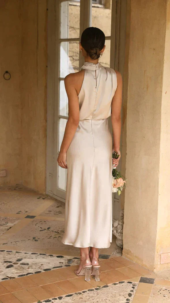 Helene | Women’s Luxurious Satin Dress