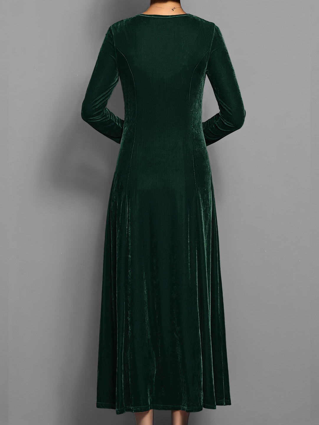 Elara | Elegant Long-Sleeve Evening Dress for Women