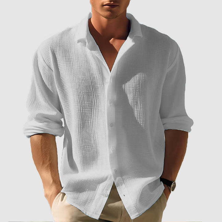 Leo | Men’s Casual Summer Button-Down Shirt