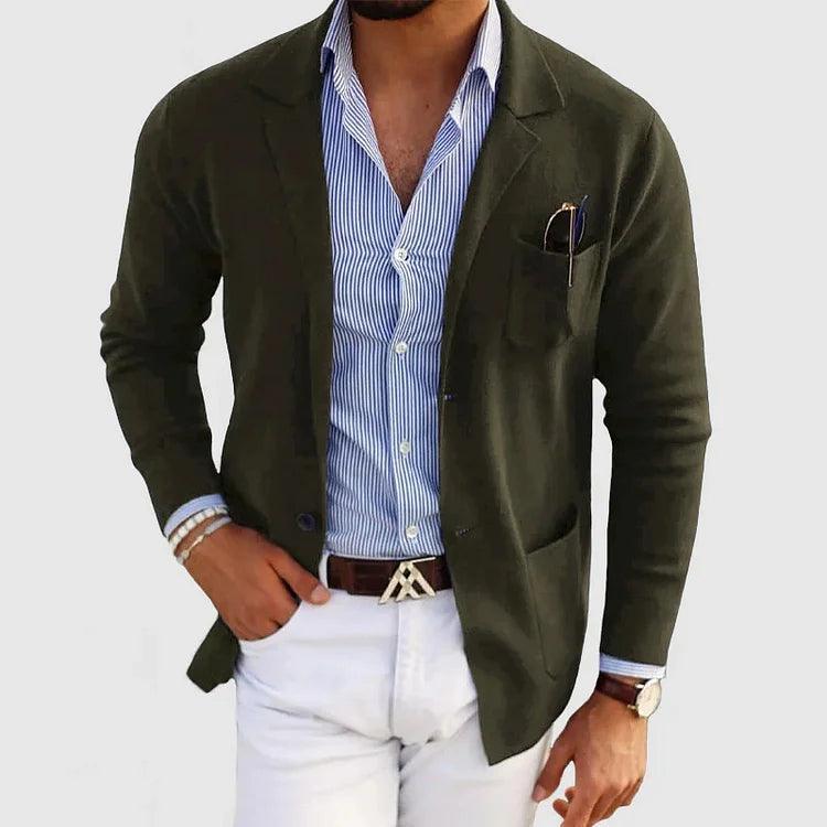 Ethan | Sharp Tailored Slim-Fit Formal Blazer for Men