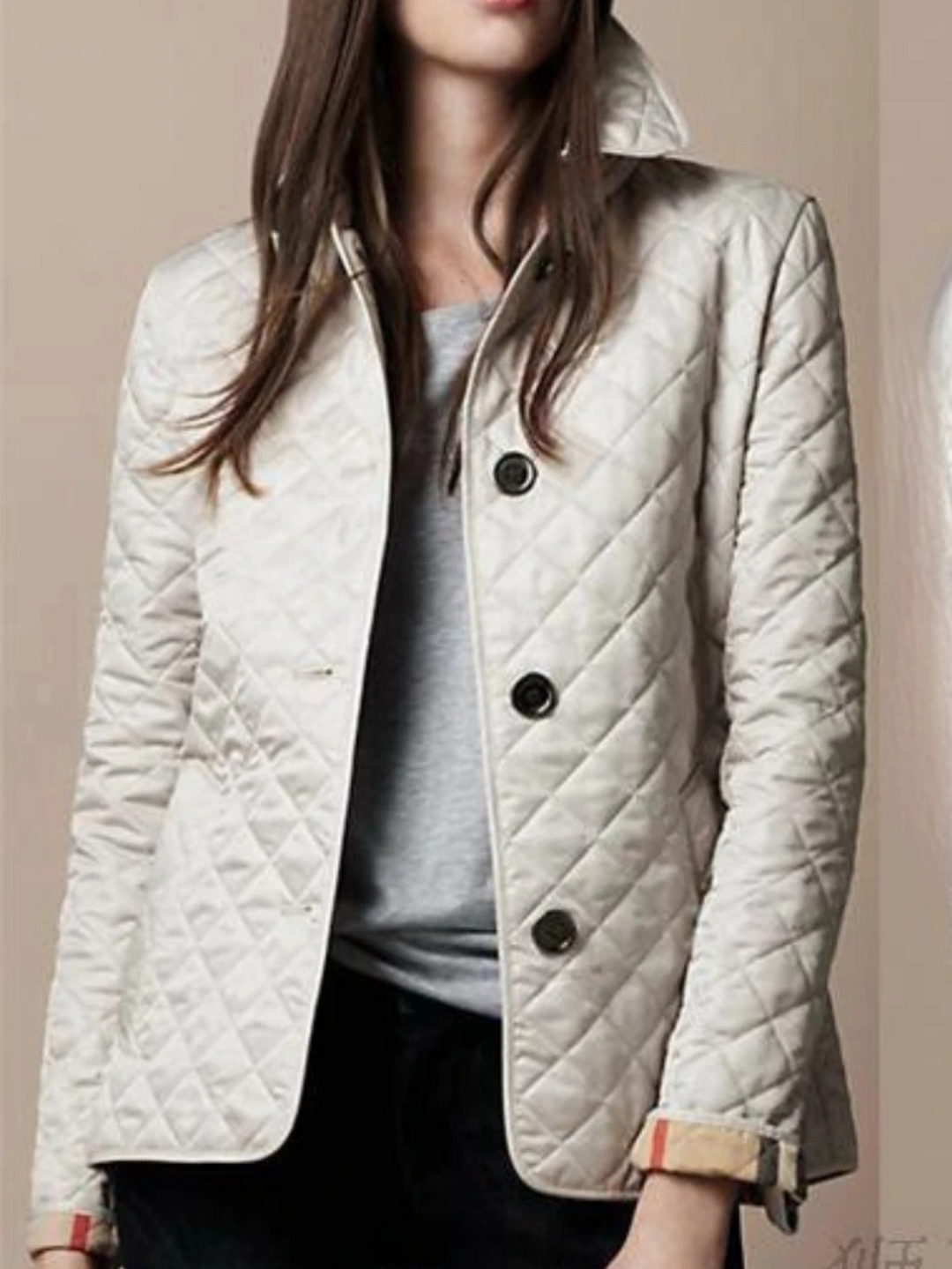 Elise | Relaxed Quilted Women’s Jacket with Classic Fold-Down Collar