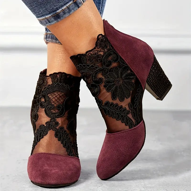 Isla | Elegant Women’s White Heeled Shoes