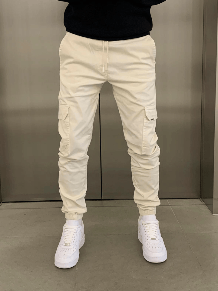 ETHAN | Men’s Tapered Utility Jogger Pants With Adjustable Fit And Storage Pockets
