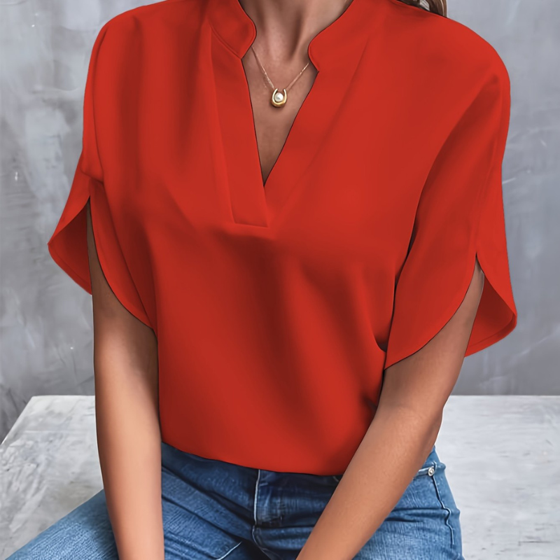 Naomi | Women’s Short Sleeve Summer Blouse