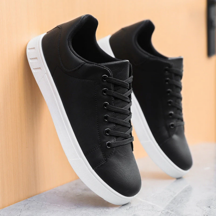 Noah | Premium Urban Leather Lace-Up Sneakers